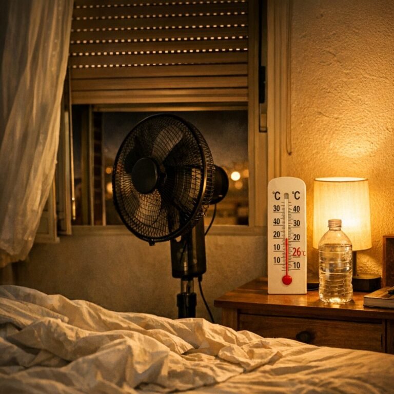 Dormir con calor: por qué las noches tropicales disparan el insomnio y qué funciona de verdad para descansar
